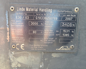 Linde E30-03 Linde