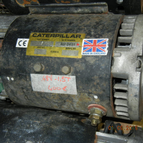 Caterpillar 48V 1,5 TON - COD AU2451 MOTORE SOLLEVAMENTO