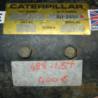 Caterpillar 48V 1,5 TON - COD AU2451 MOTORE SOLLEVAMENTO - 1