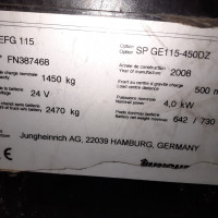 Jungheinrich EFG 115 - 3