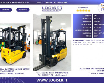 OM XE 15 3 TARGATO OM