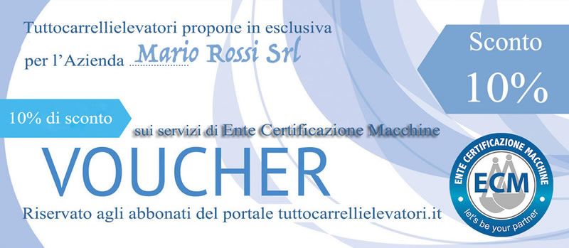 Ente Certificatore Macchine Sconto